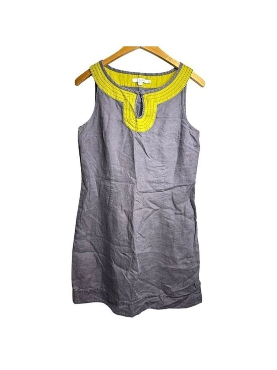 Boden Dresses & Skirts - Boden Gray & Yellow Sleeveless Shift Dress Women’s Size 6R‎